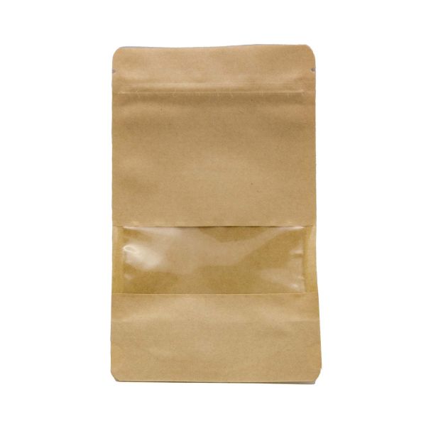 Craft paper bag for packaging wax brittle - Brown -  package of 10